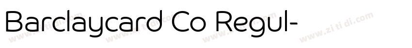 Barclaycard Co Regul字体转换 Barclaycard Co Regul字体转换